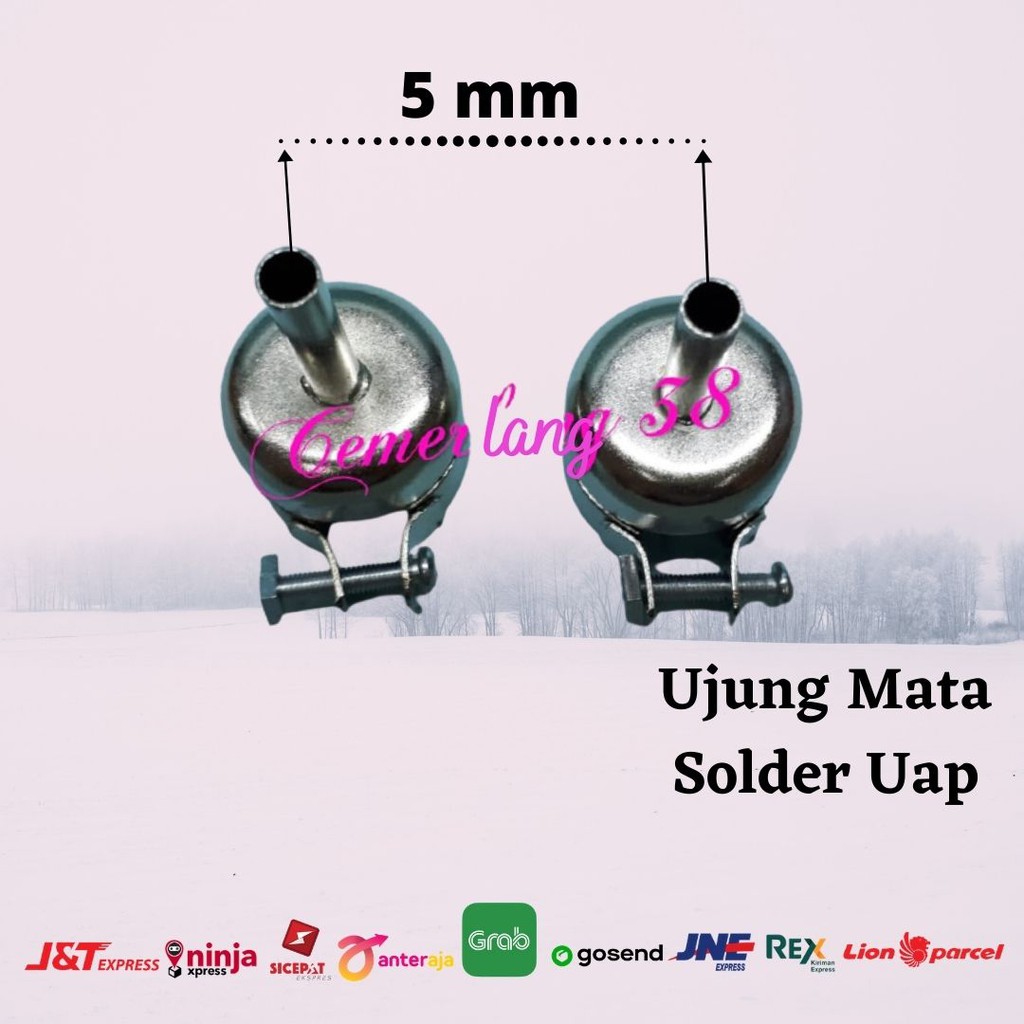 5mm Kepala / Corong / Nosel / Ujung Mata Solder Uap / Blower Hot Gun Tips