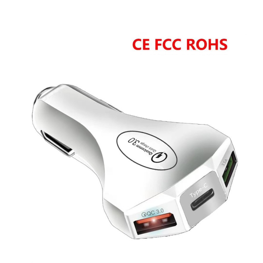 Charger HP Mobil Fast Charging 3port Qualcomm QC3.0 Berkualitas