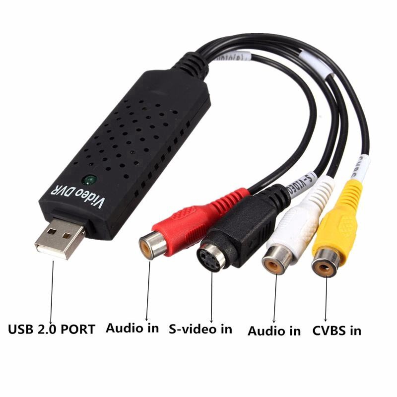 Trend-3in1 (EasyCap Free 2 OTG) Easycap USB 2.0 Video DVD Capture 1 Cahnnel Adapter Card AV Capture