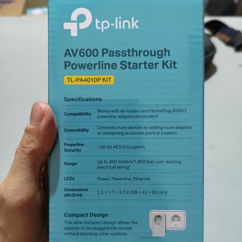 Tplink TP-LINK AV600 Powerline TL-PA4010P KIT Starter