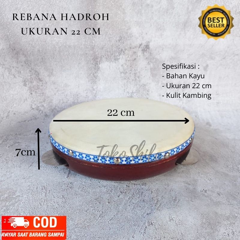 Bisa COD Rebana Hadroh ukuran 25 cm untuk anak SD SMP