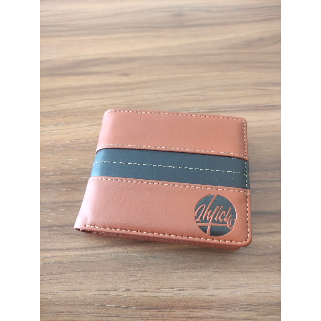 Dompet Lipat Pria Distro Keren Wallet Slim Simpel Distro Original Warna Cokelat