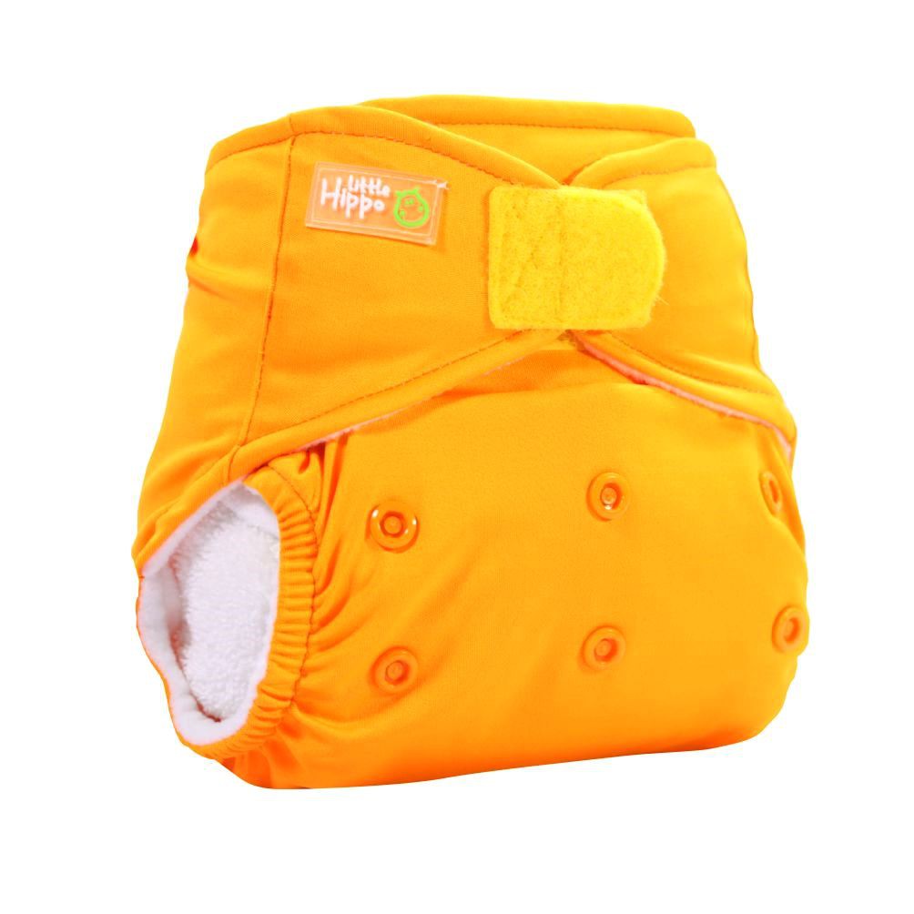 Clodi Popok Kain Bayi Little Hippo Easyfit Orange