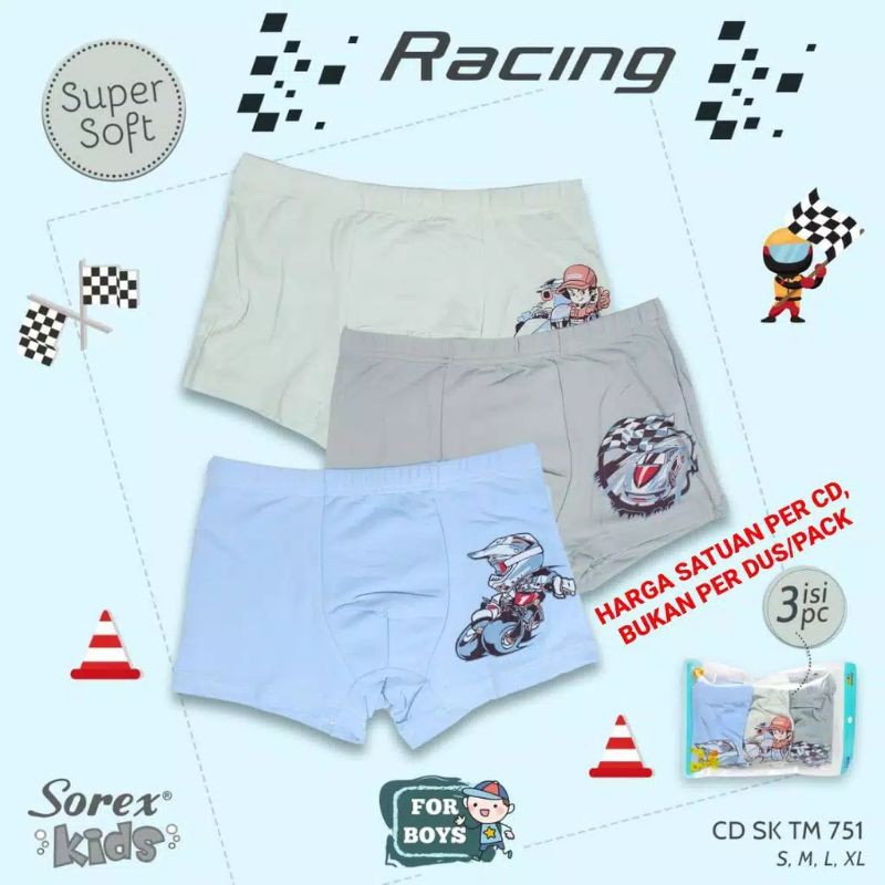 CD CELANA DALAM CELANA ANAK BOXER ANAK LAKI LAKI SOREX/CD SOREX