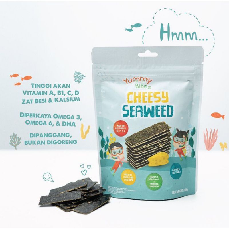 Yummy Bites Cheesy Seaweed 20gr/ Yummy bites snack