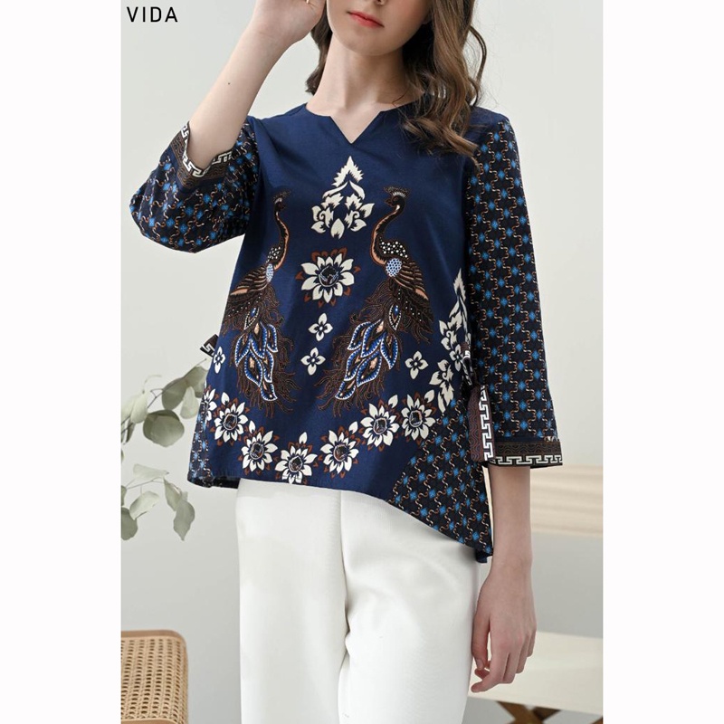 FAMILY BATIK / BATIK COUPLE / SERAGAM BATIK / BATIK SERAGAM KANTOR / JM / KEVIN FAMILY-VIDA - JUMBO