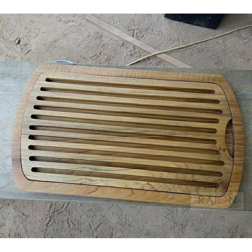 Talenan Roti Kayu Jati / Wooden Bread Board
