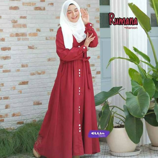 GAMIS MURAH SYARI TERBARU ELLIN HIJAB