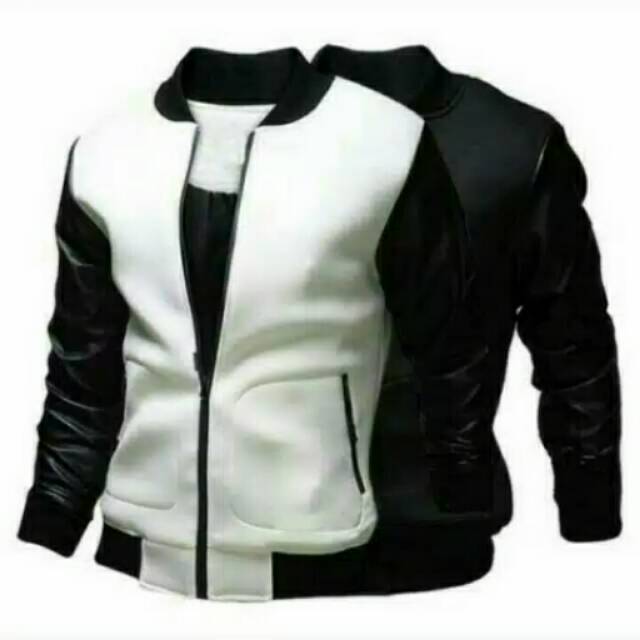 Jaket Semi Kulit BaseBall