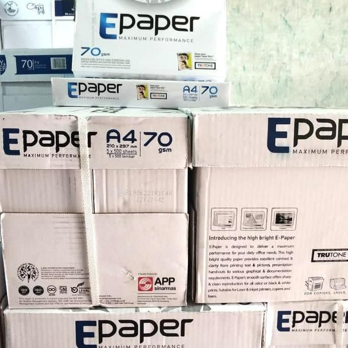 

KERTAS A4 70 GRAM E-PAPER KODE 1296