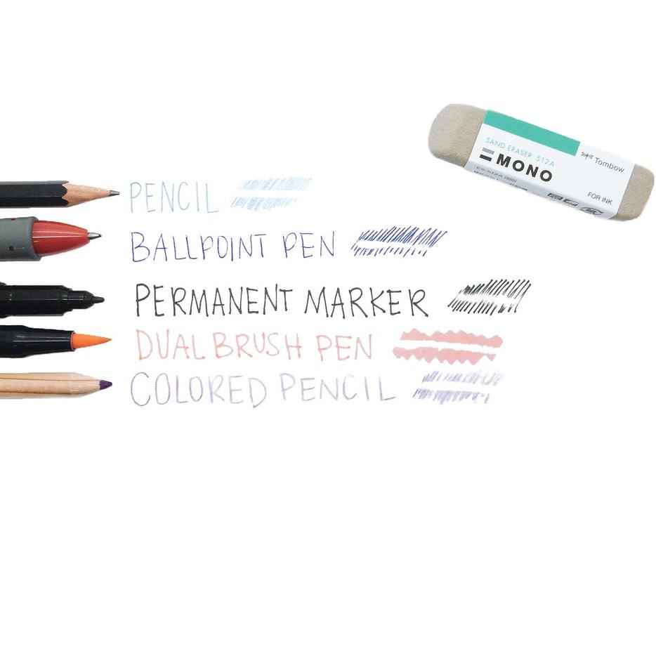 

oh✱Baru✰ Tombow MONO Sand Eraser - Penghapus Pensil Warna & Marker 092