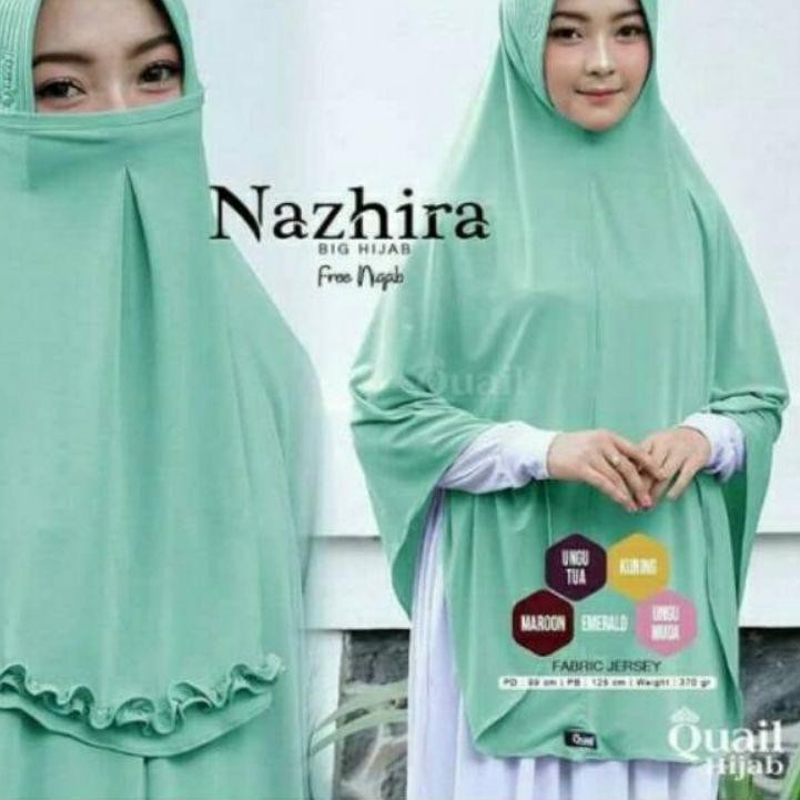 RAMADHAN SALE Hijab Cadar Gotik kerudung syari jumbo jilbab instan plus cadar