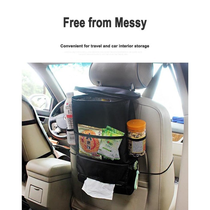 Car Seat Organizer Premium bisa tahan suhu panas dingin