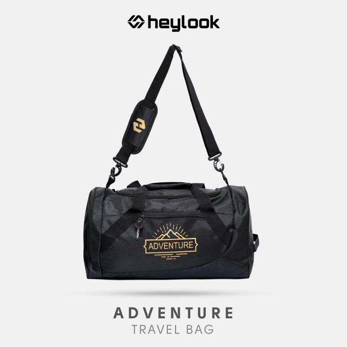 Tas Travelbag Gym Fitness Futsal Sport Backpacker Traveller Pulka - Black Gold