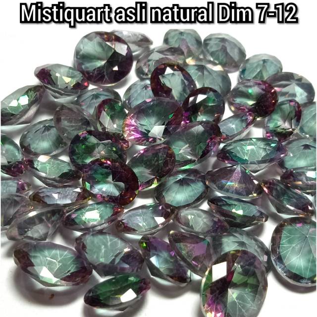 BATU PERMATA MISTIQUART ASLI NATURAL TOP QUALITY