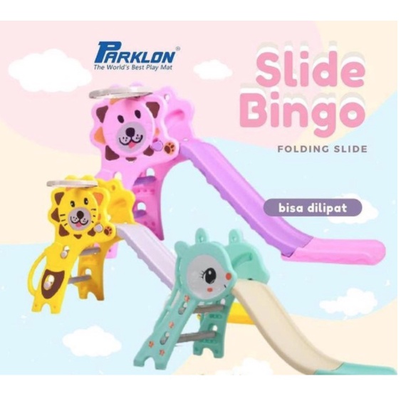 PARKLON SLIDE BINGO / PEROSOTAN SLIDE MAINAN ANAK bisa dilipat