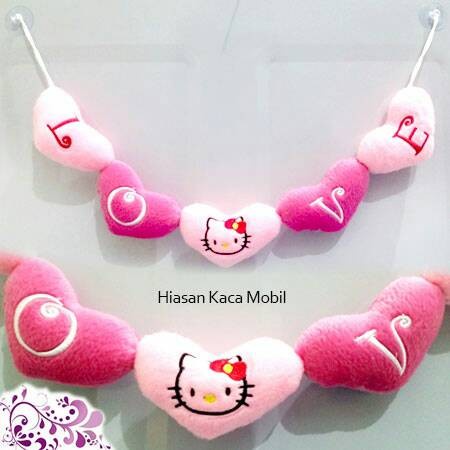 BONEKA HIAS KACA MOBIL HELLOKITTY gantungan kaca mobil / hiasan kaca mobil Murah