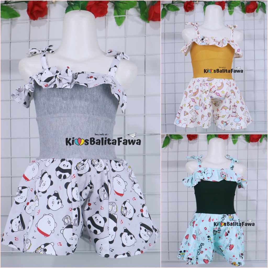 Jumpsuit Sweety uk Bayi 3-12 Bulan / Overall Kensi Baby Cewek Baju Anak Perempuan Adem Born Import