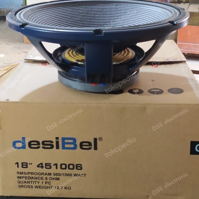 Speaker 18 Inch Desibel 451006 Original Terbaru