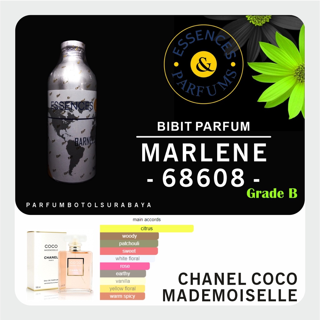 Bibit Parfum - MARLENE 68608 | Channel Coco Mademoiselle | Grade B | Essences & Parfums | 500gr Sege