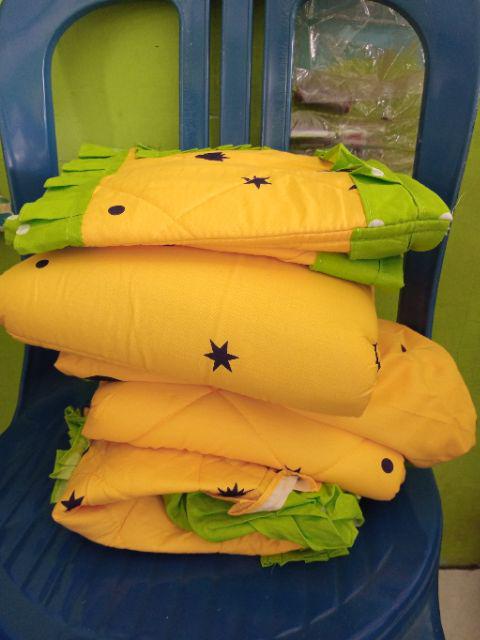 Homeset Lapis Busa 5mm Motif Kuning