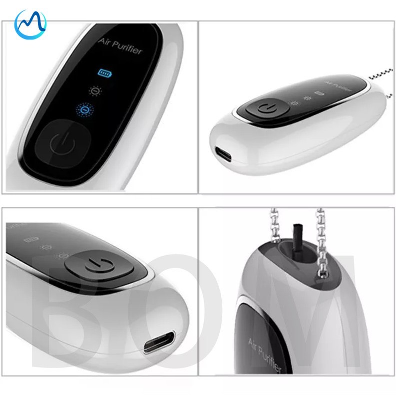 Kalung Negatif Ion Portabel Air Purifier Anion Wearable Air Purifier Kalung Personal Air Fresher