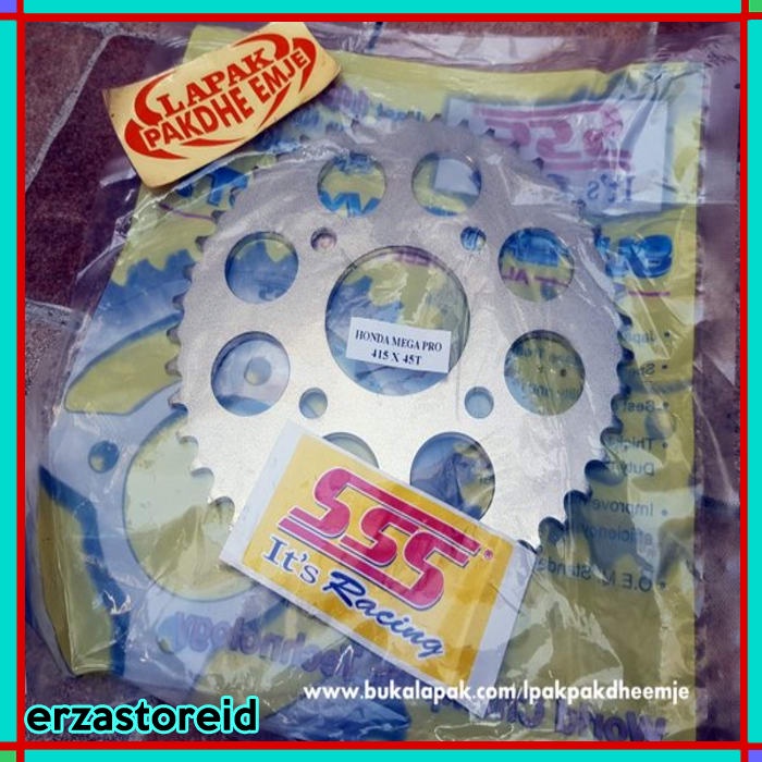 GER SSS 415 45 GEAR BELAKANG SSS 415 45 MEGAPRO VERZA CB150R CBR150R TIGER GTR150 SONIC150 SSS