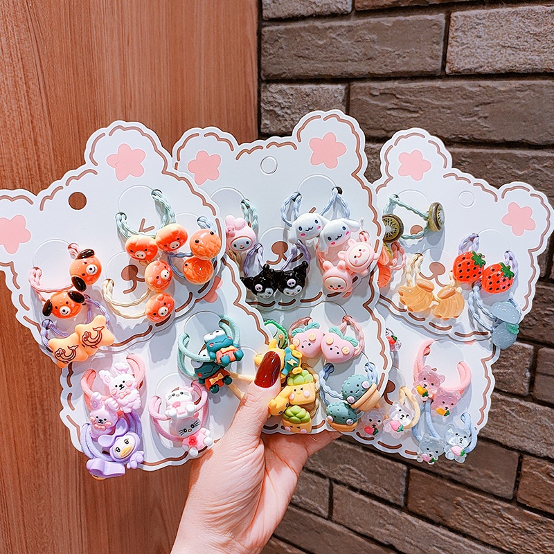 [Cocobaby Jakarta] Ikat Rambut Anak Perempuan Cute Motif Lucu Import