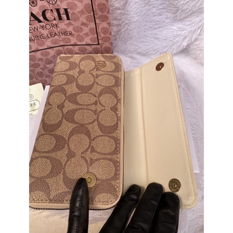 HIMALAYA- BEST SELLER DOMPET TUTUP COACC WALLET FULL EMBOS FREE BOX+PAPERBAG