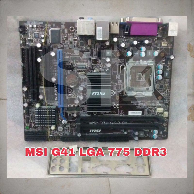 MAINBOARD LGA 775 G41 MSI DDR3 ONBOARD VGA