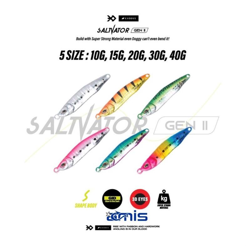 Exodus Salvator Micro Jig Gid Umpan Jigging Casting