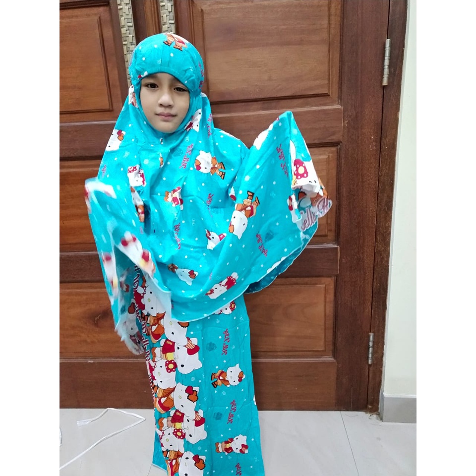 MUKENA ANAK KARAKTER ALESYA BAHAN RAYON PRINTA DEMM