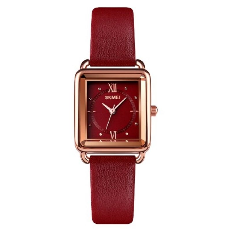 Jam Skmei 1702 original bergaransi free carton box-Merah