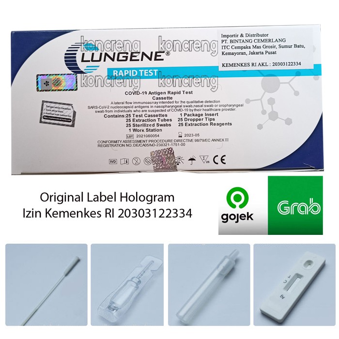 Alat Rapid Swab Antigen Izin Kemenkes