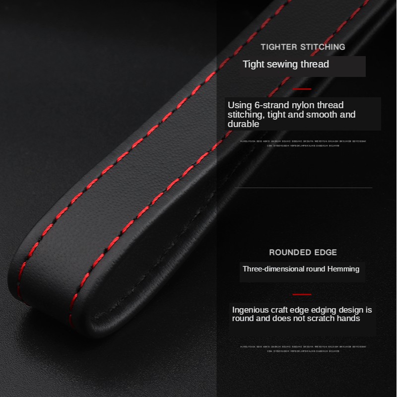 Tali Kunci Mobil For Mercedes-Benz First Layer Cowhide Car Key Strap Suitable for W210/W124 /W203/W204 /C200/W140/W176/W205/W123/W220/W211/W212/GLA/GLB/AMG