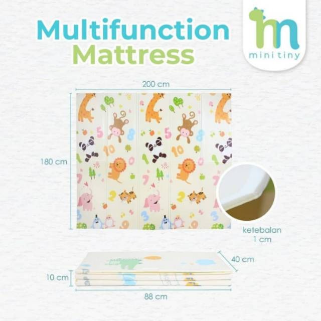 Minitiny Playmate  Matras Bayi Lipat 180x200cm