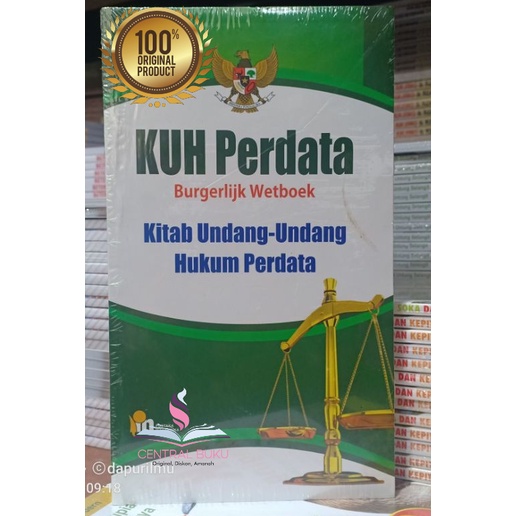 Buku Undang - Undang Original: KUH Perdata Kitab UU Hukum Perdata -Redaksi Penerbit