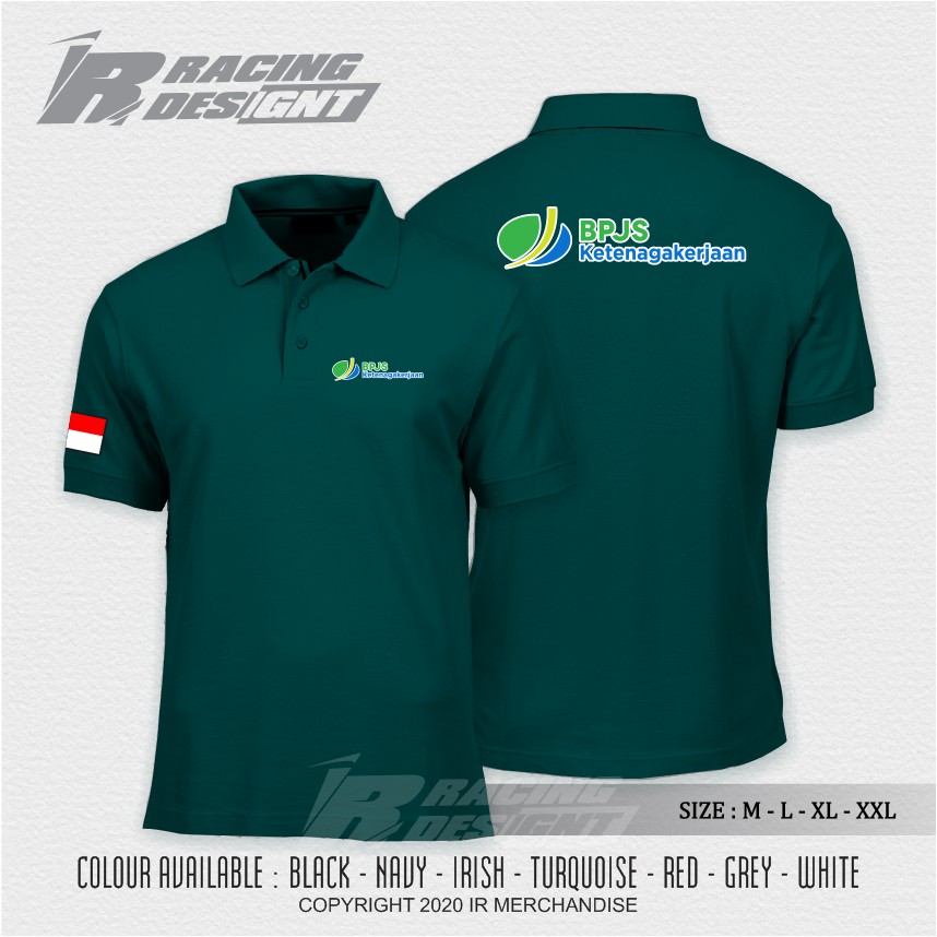Poloshirt / Kaos Kerah Polo BPJS Ketenagakerjaan Terbaru Kualitas Distro -JURAGANPOLOSHIRT
