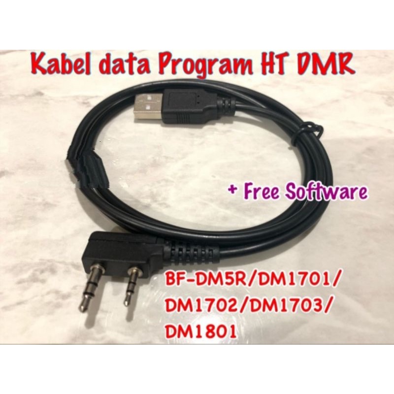Kabel data progam ht baofeng dmr bf-dm5r dm1701 dm1702 dm1703 dan dm1801