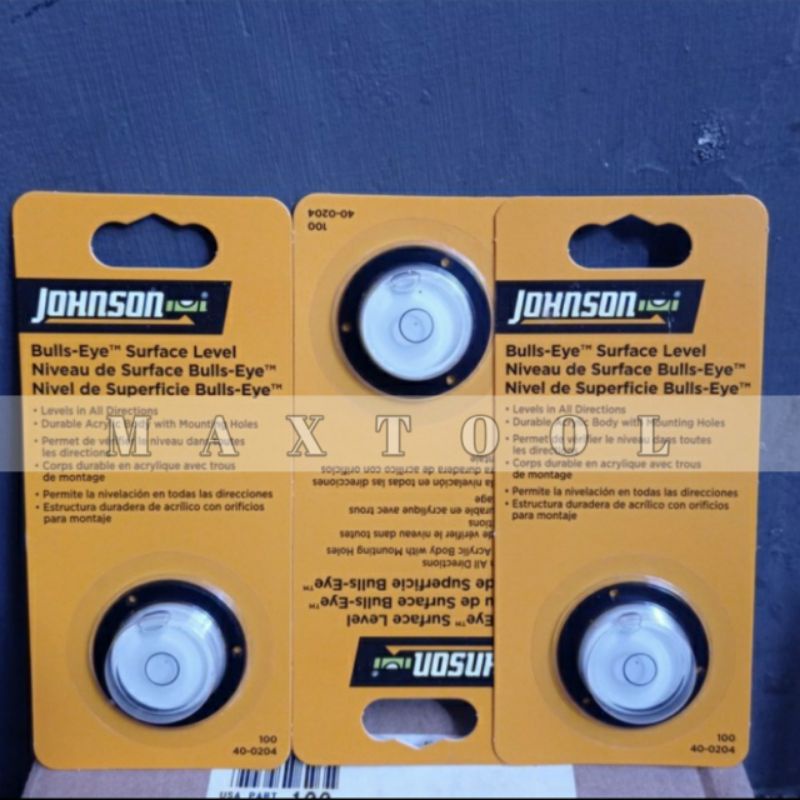 Waterpass mata sapi johnson Waterpass bulat