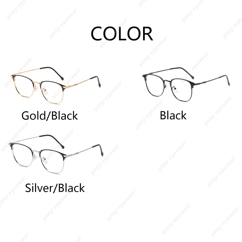 Computer Anti Radiation Photochromic Eyeglasses Square Frame Cermin Mata For Women Men