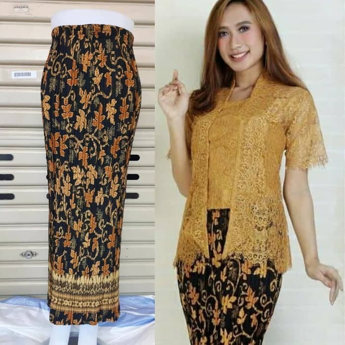 Setelan Kebaya Brukat Lace Baju Kutubaru