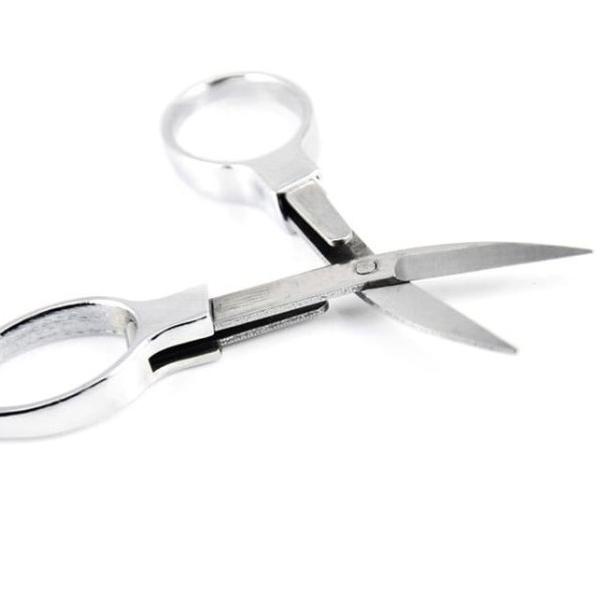 

➽ Gunting Lipat Mini Stainless Serbaguna Mini Scissors Foldable Unique ۩