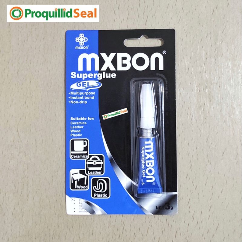 

LEM GEL MXBON SUPER GLUE CLEAR 3G SERBAGUNA KAYU PLASTIK KULIT KERAMIK 3 G BENING KUAT MXBON BIRU BLUE 3 GRAM ASLI ORIGINAL