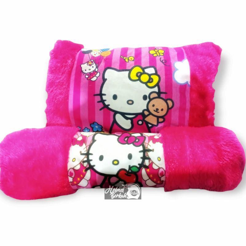 Bantal guling karakter anak hello Kitty pink