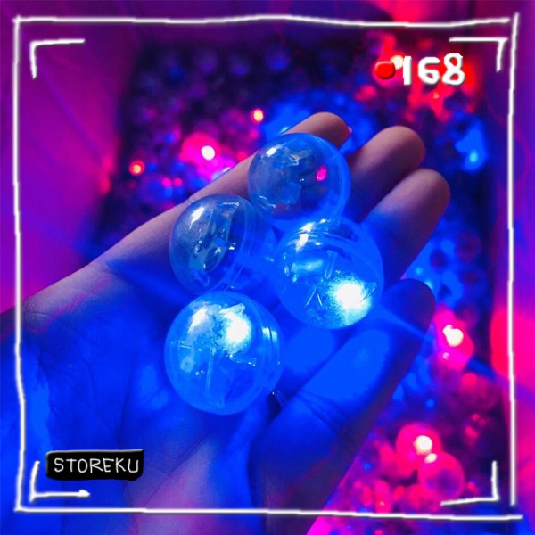 ST42 BOLA LAMPU LED 2 WARNA ( MERAH & BIRU ) / BOLA LAMPU WARNA WARNI