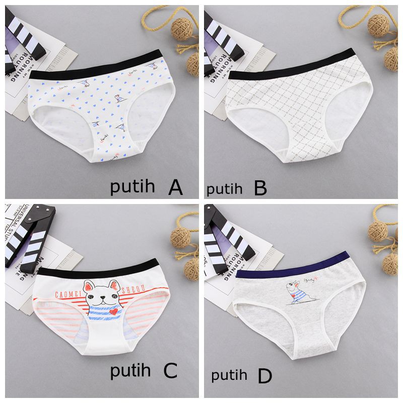 Celana Dalam wanita lucu pola cetak G string  C095