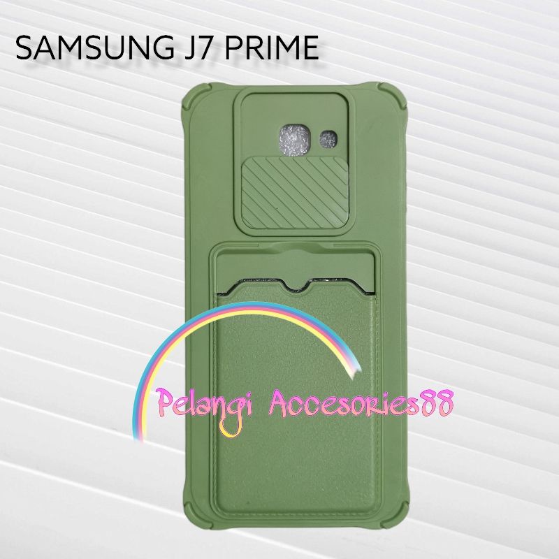 CASE SAMSUNG J7 PRIME SOFTCASE SLEDING WARNA WARNI