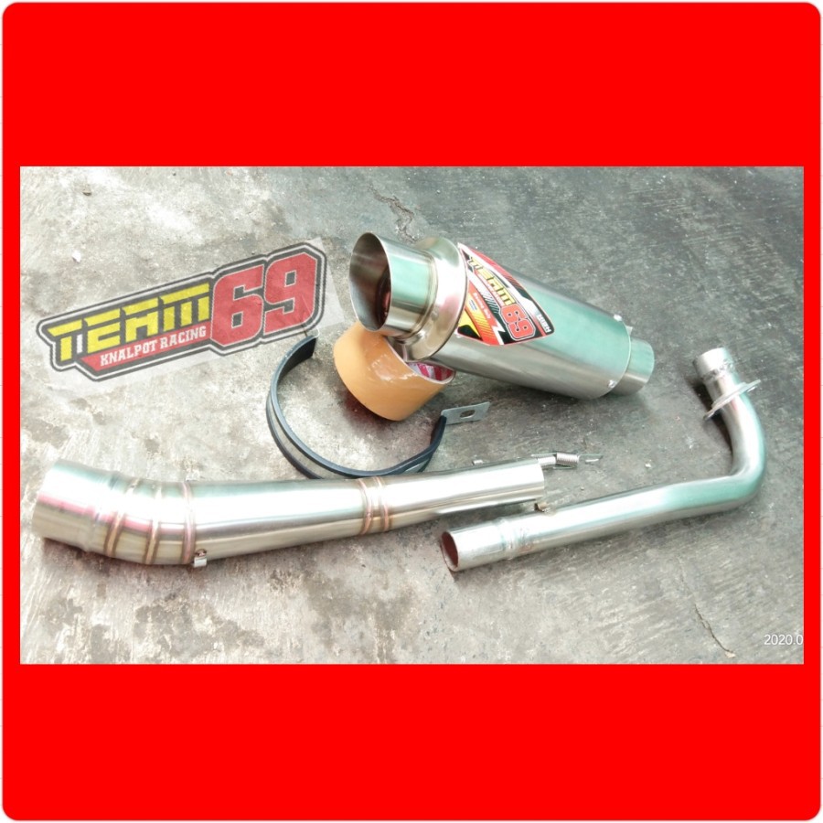 Knalpot Jupiter z Vega supra Grand C70 smash ORIGINAL NOT rcb cld dbs