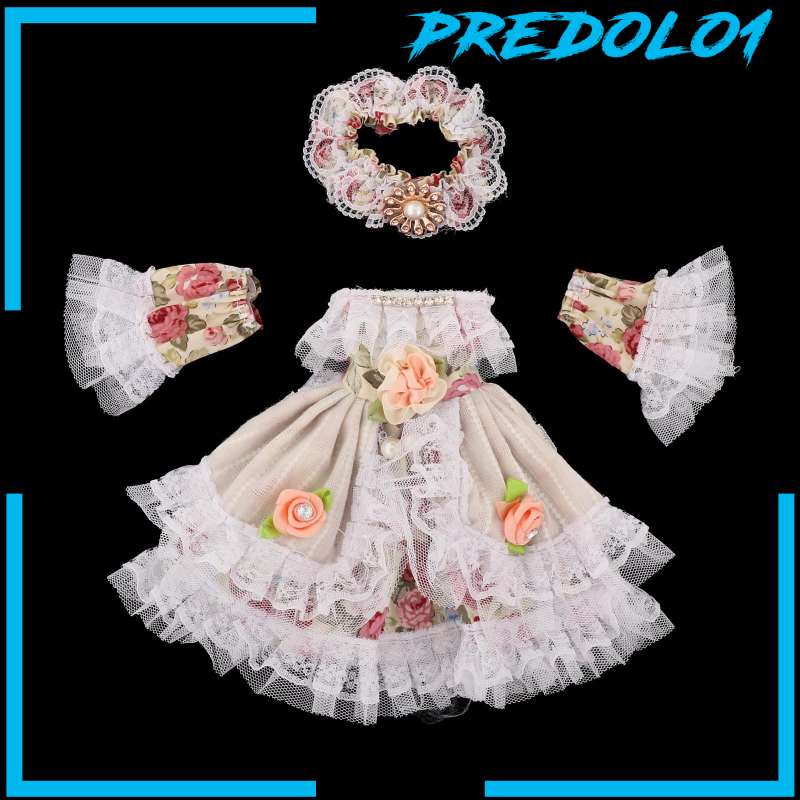 Predolo1 Dress Casual Aksesoris Boneka Bjd